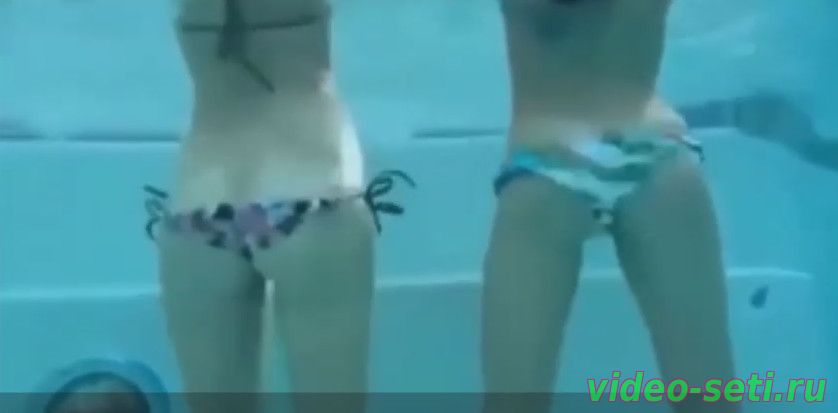 Two Girls Stripping Underwater Recorded